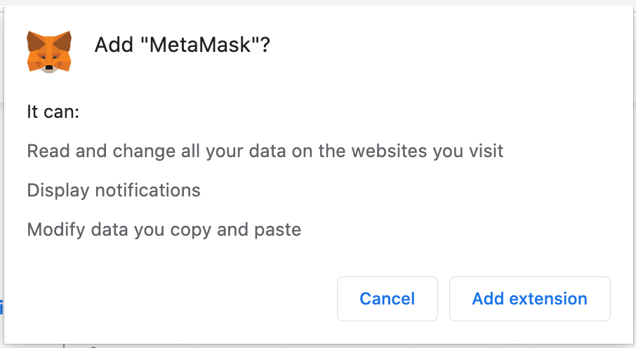 Add to Chrome button in Web Store